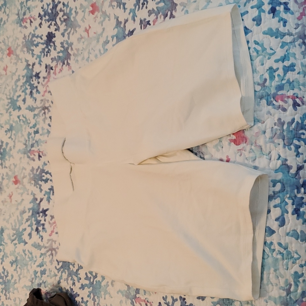 TORRID White bike shorts